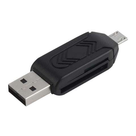 Universal Card Reader Mobile phone PC card reader Micro USB OTG Card Reader OTG TF / SD flash memory 480Mb / s