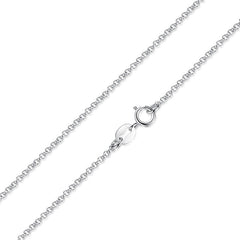 BAMOER Free Shipping 925 Sterling Silver Adjustable Basic Chain Necklace Lobster Clasp Simple Fashion Necklace Jewelry SCA002-45